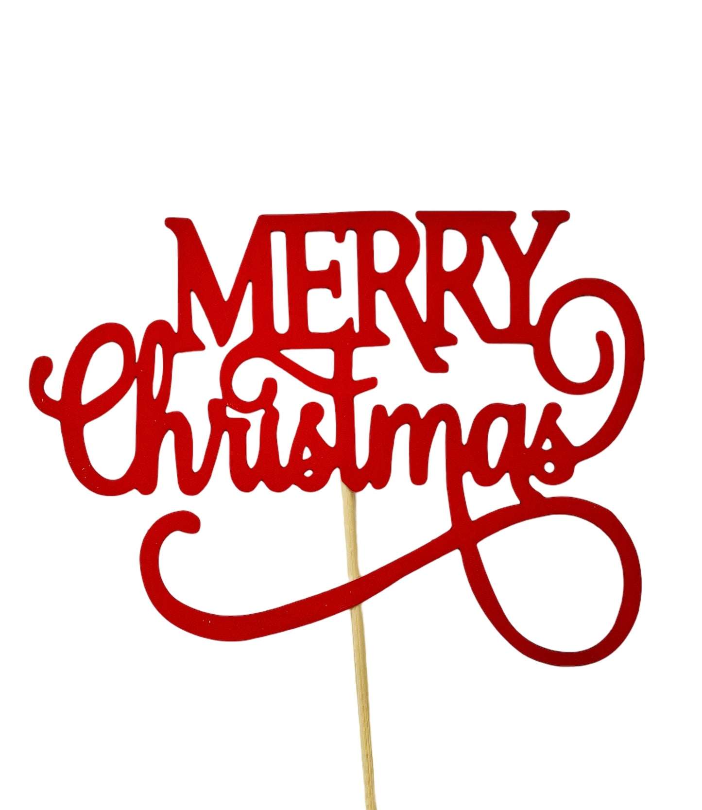 Merry Christmas Cake Topper