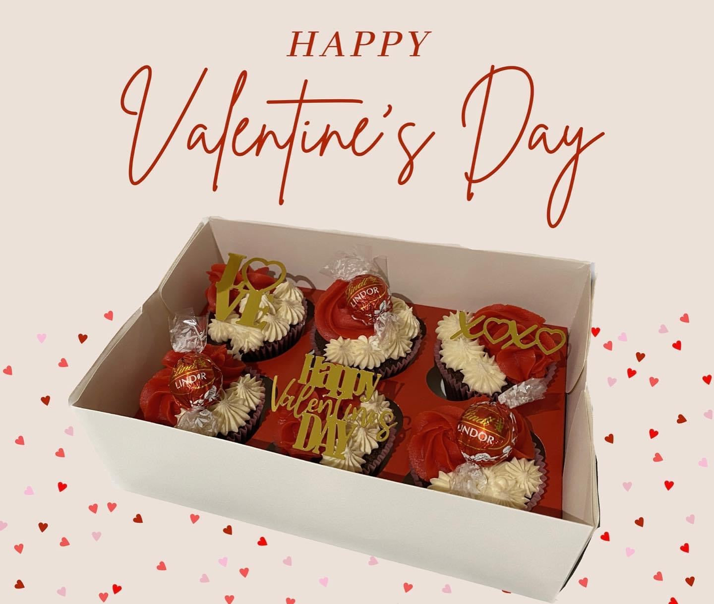 Valentines Cupcake Toppers x 3