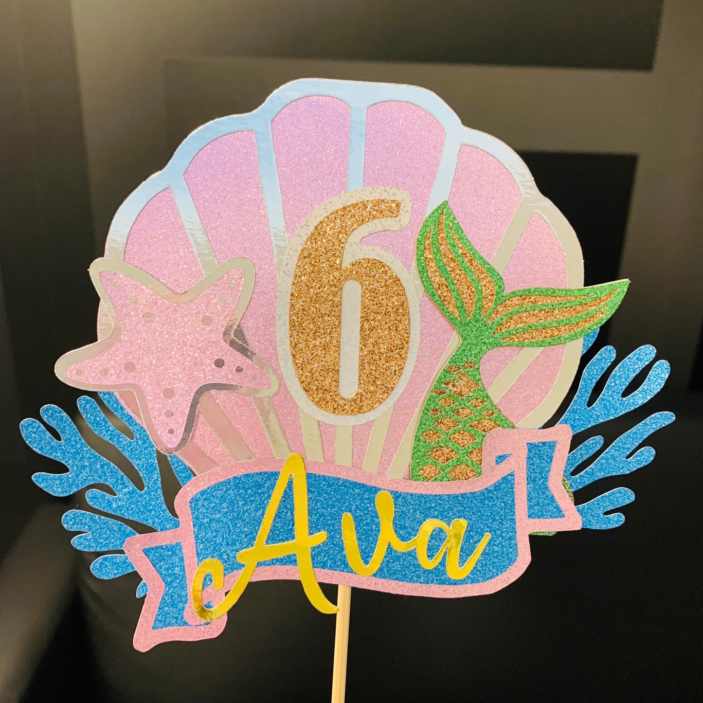 Mermaid Cake Topper,