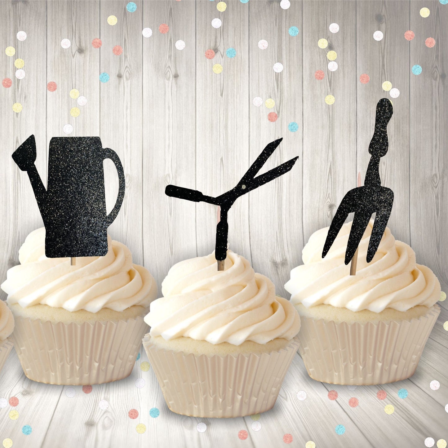 Gardening Cupcake Toppers