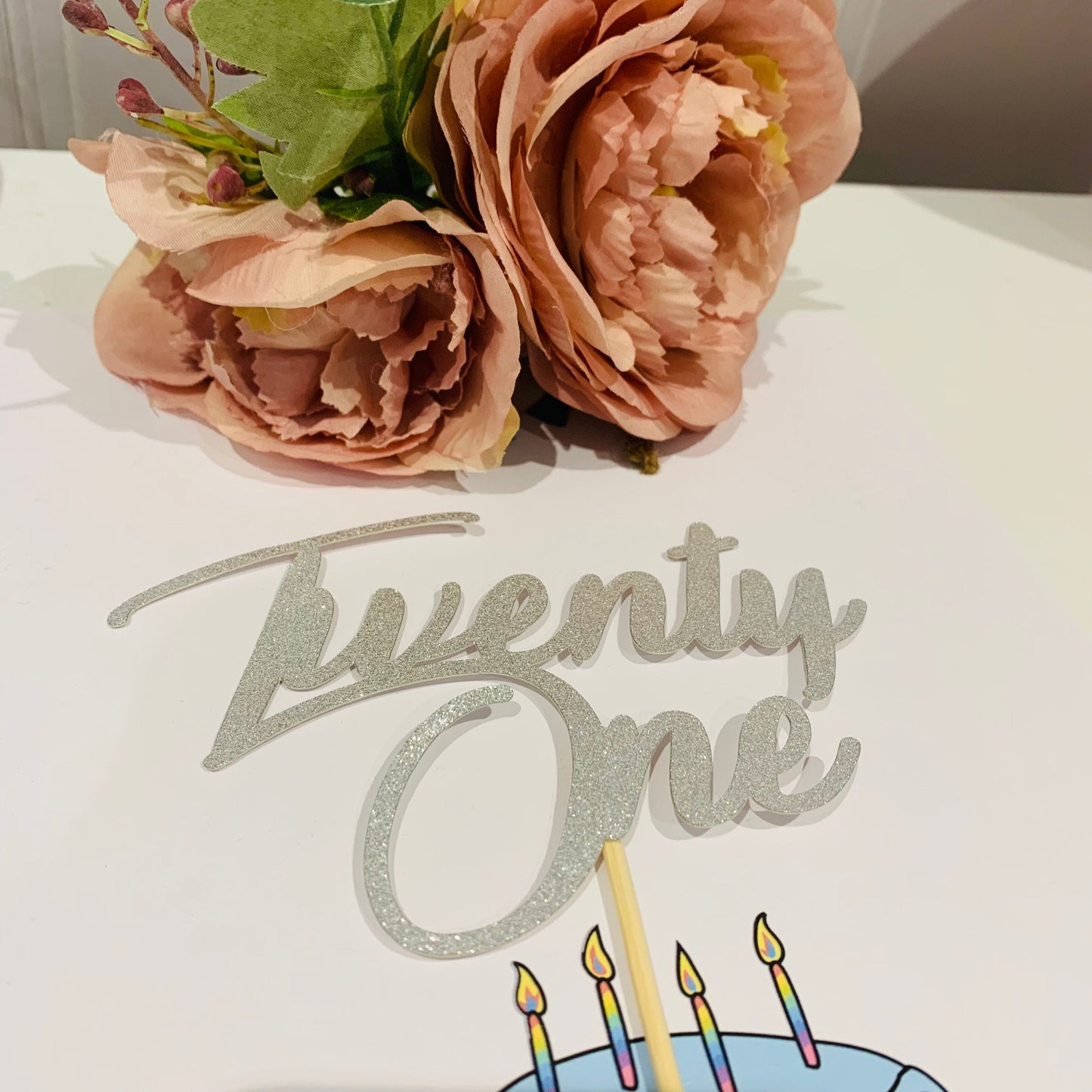 Twenty One Cake Topper