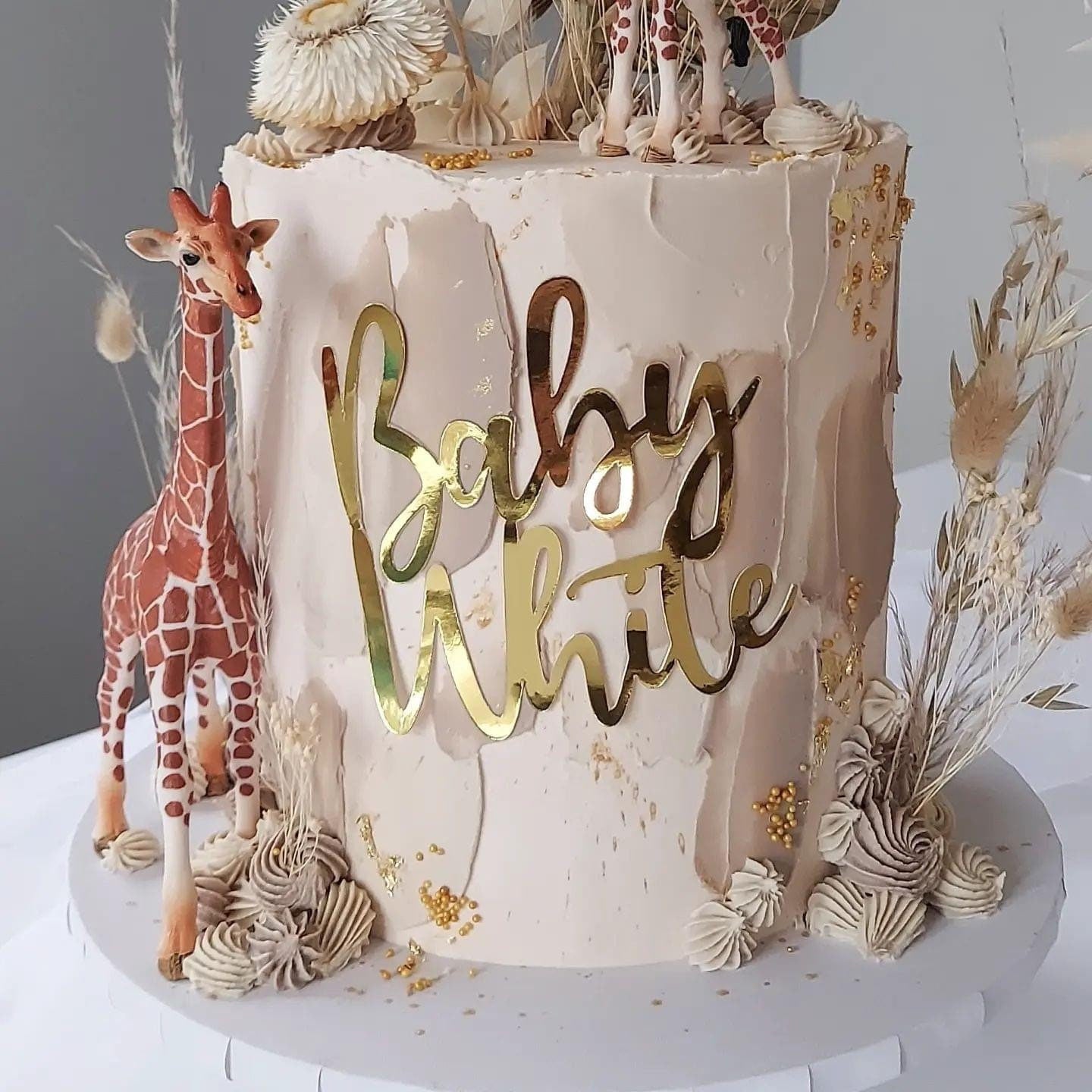 Baby Surname Cake Charm