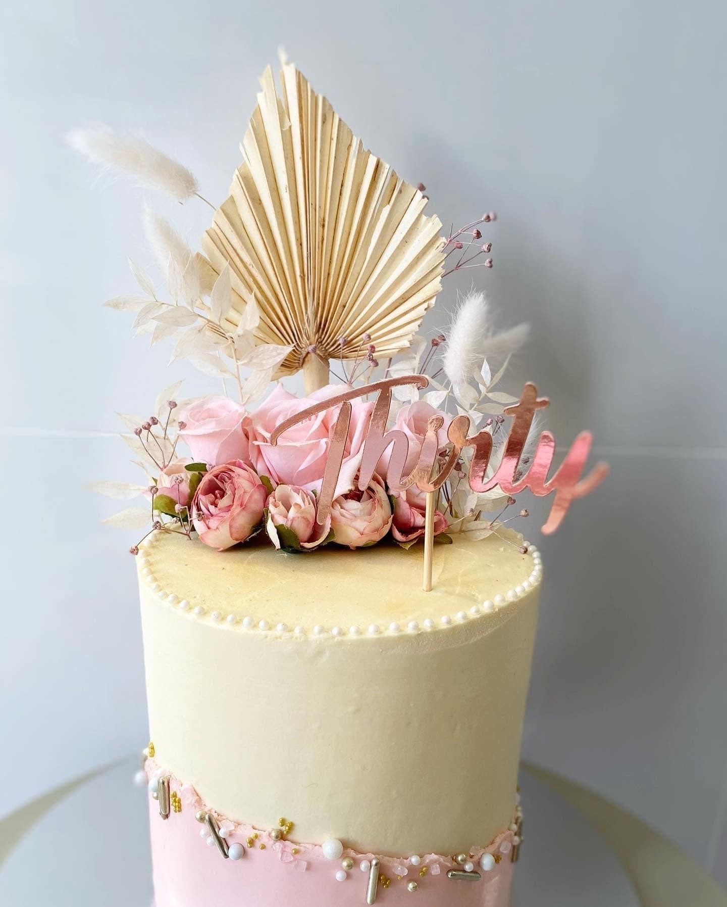 Thirty Cake Topper
