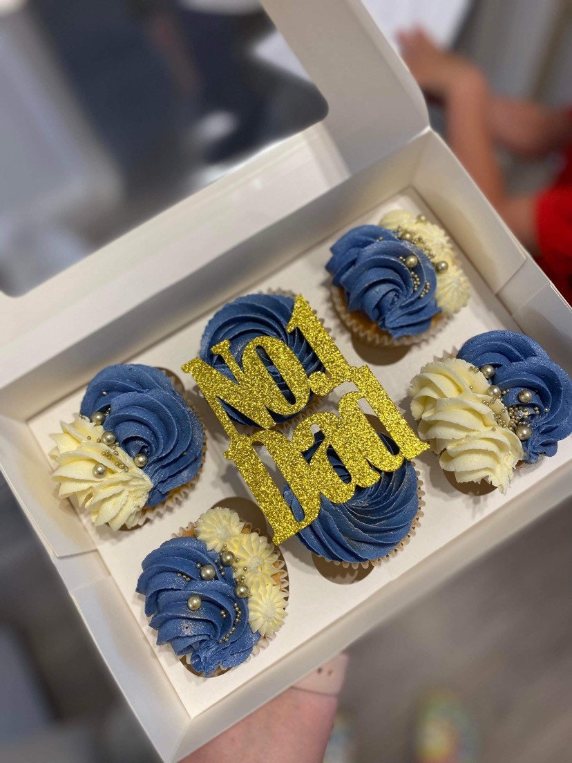 No 1 dad cake charm