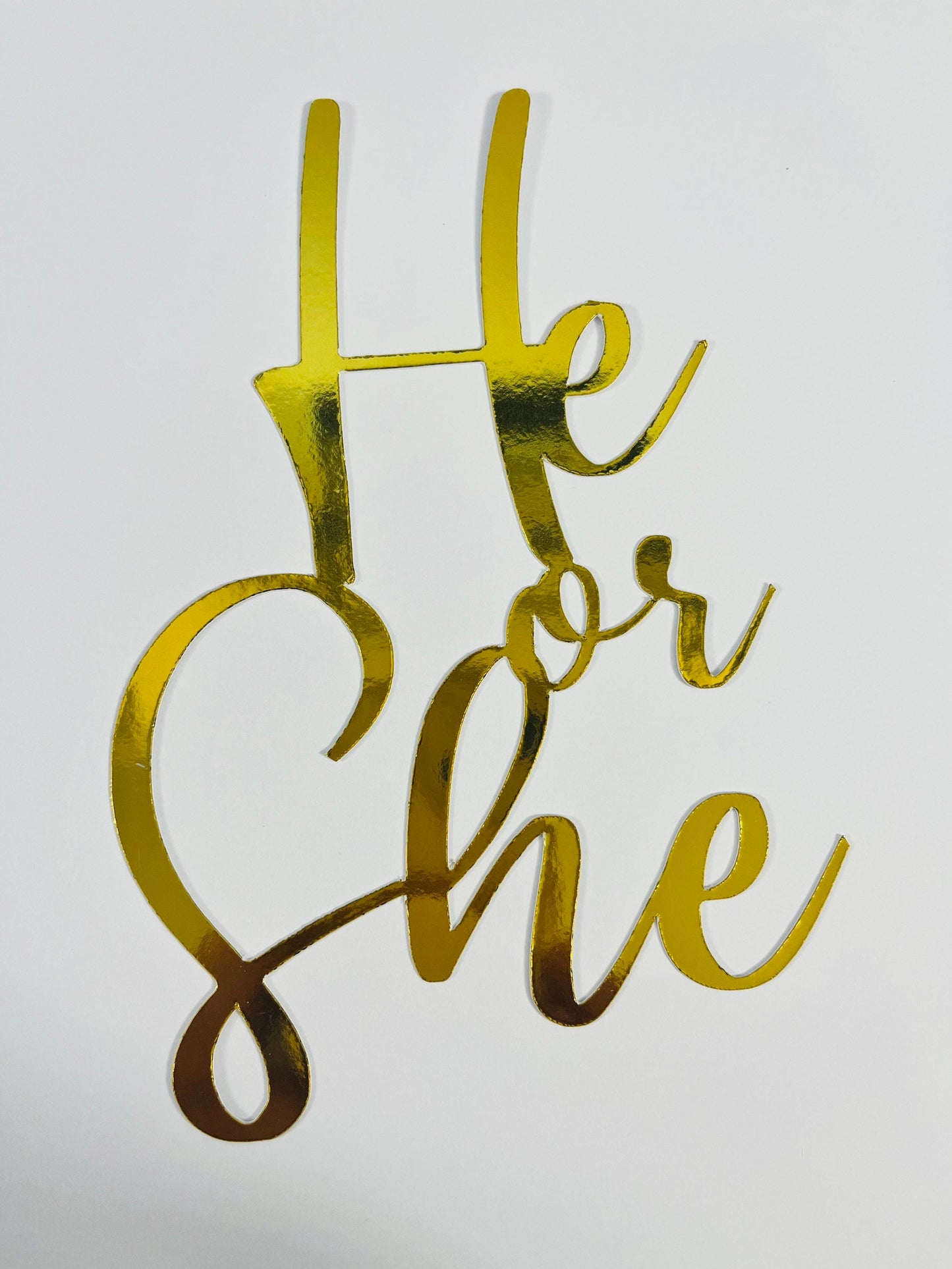 He or She Cake charm