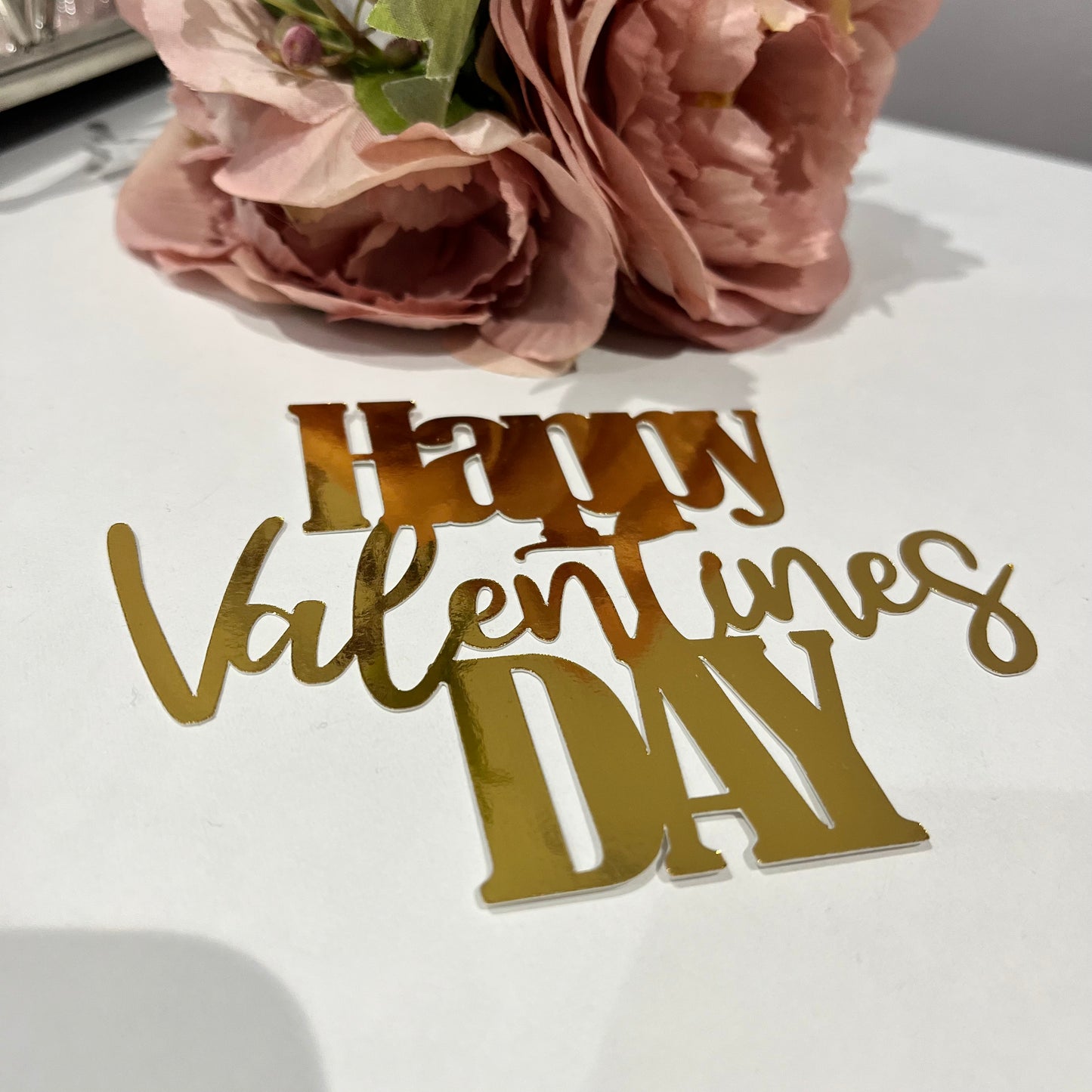 Happy Valentine’s Day Sheet Cake Charm