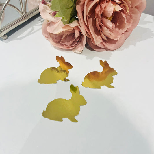 Bunny Easter cupcake toppers x 6