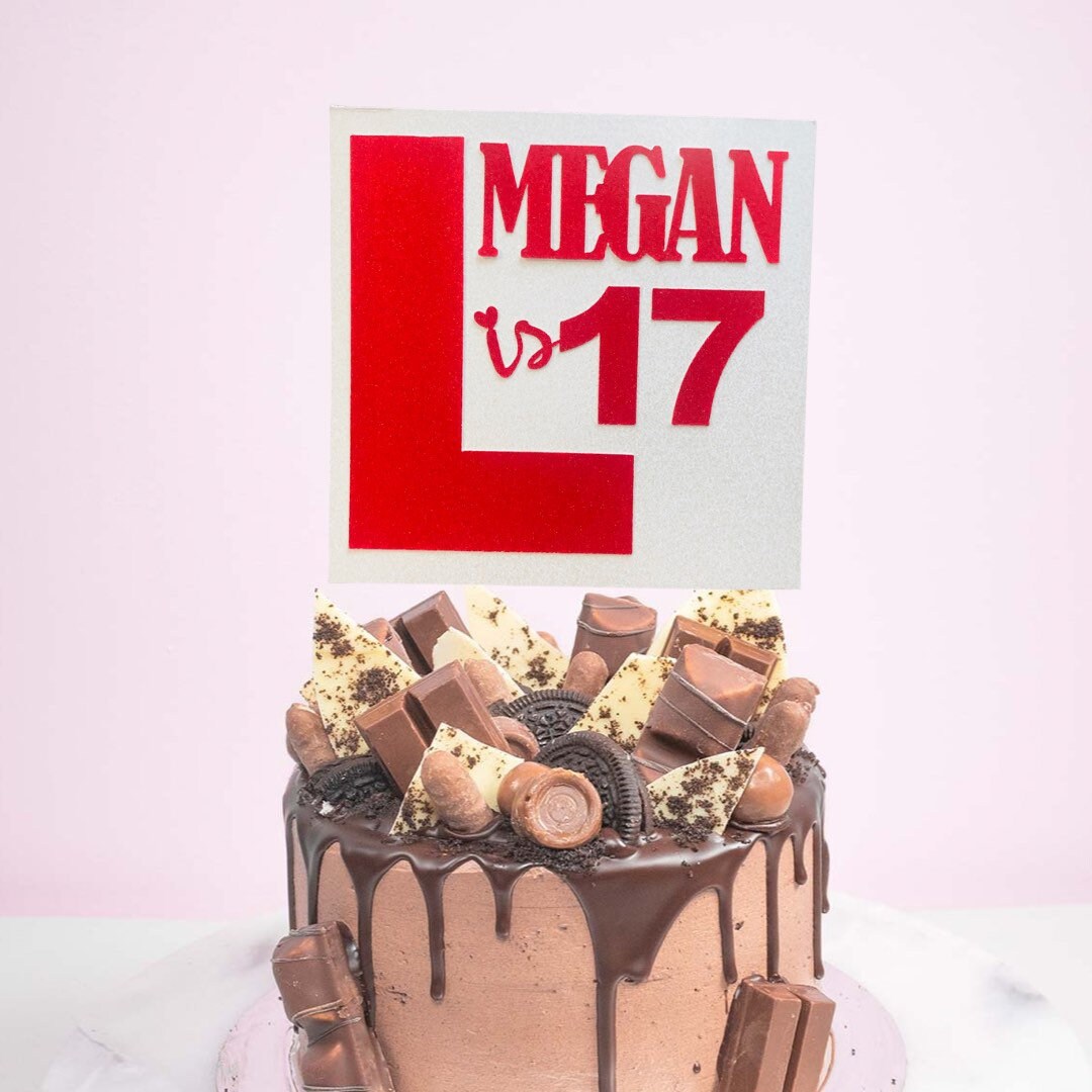 L Plate Cake Topper - Learner Driver