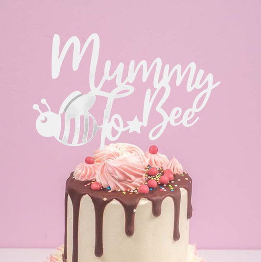 Mummy to bee cake topper