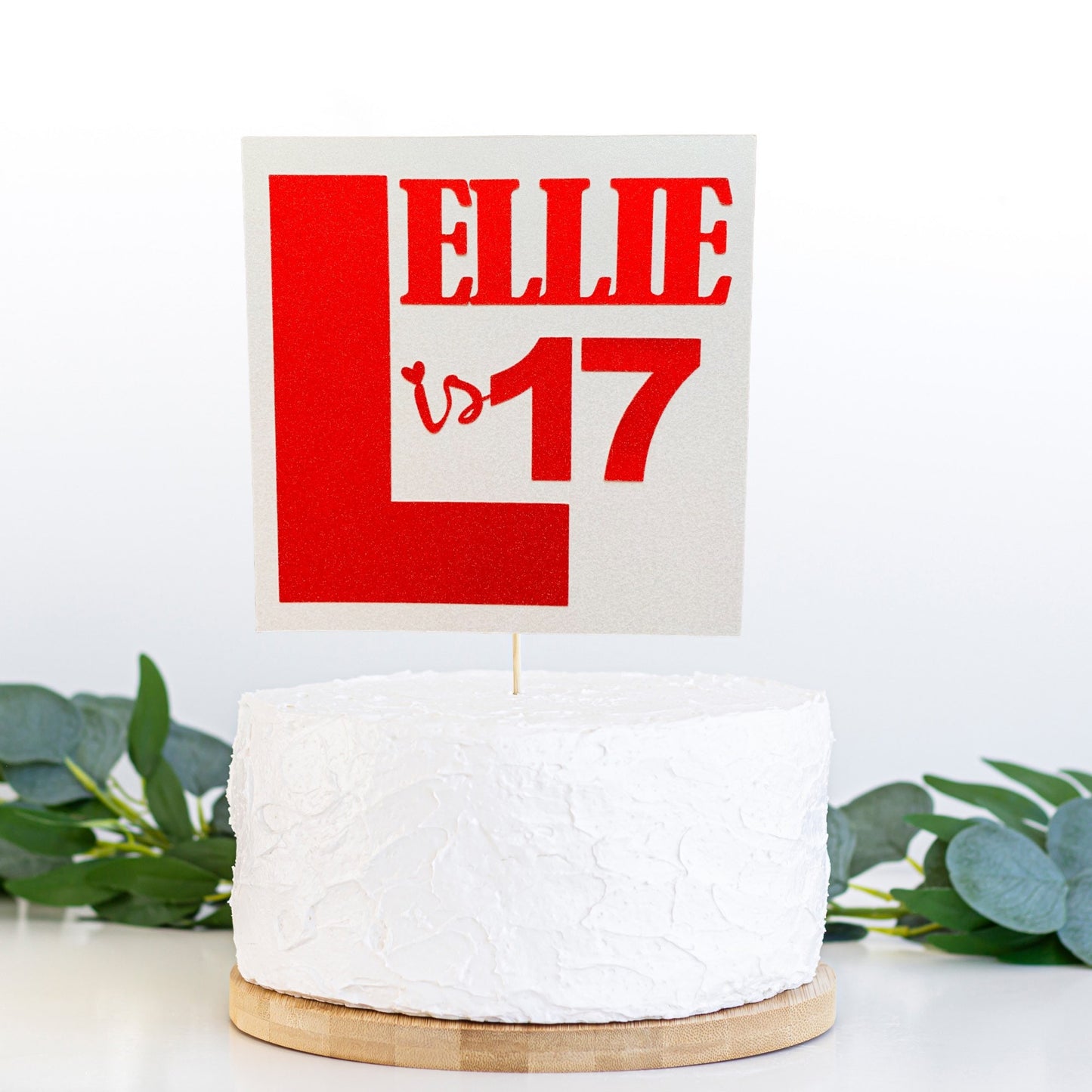 L Plate Cake Topper - Learner Driver