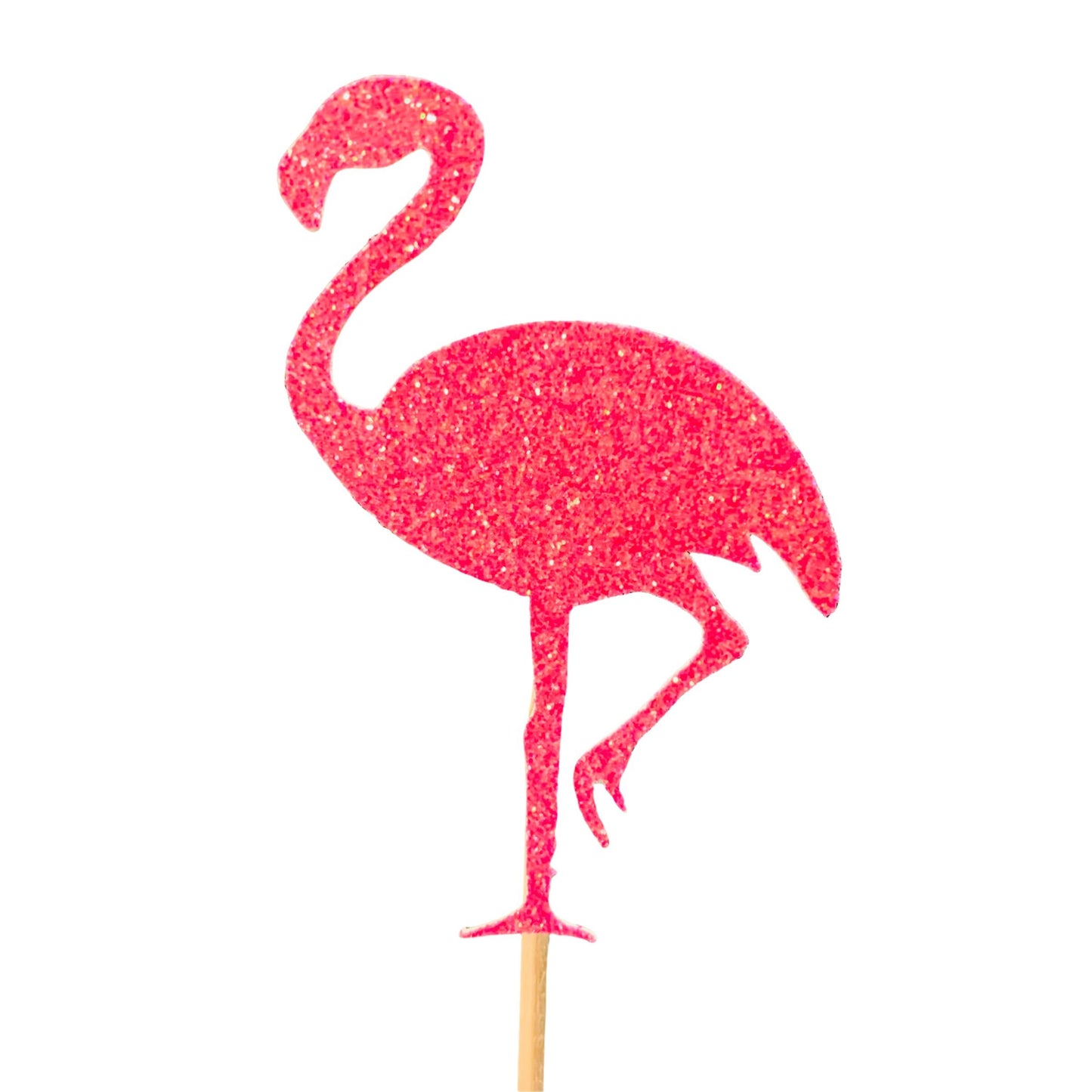 Flamingo party cupcake toppers