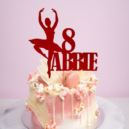 Ballerina cake topper