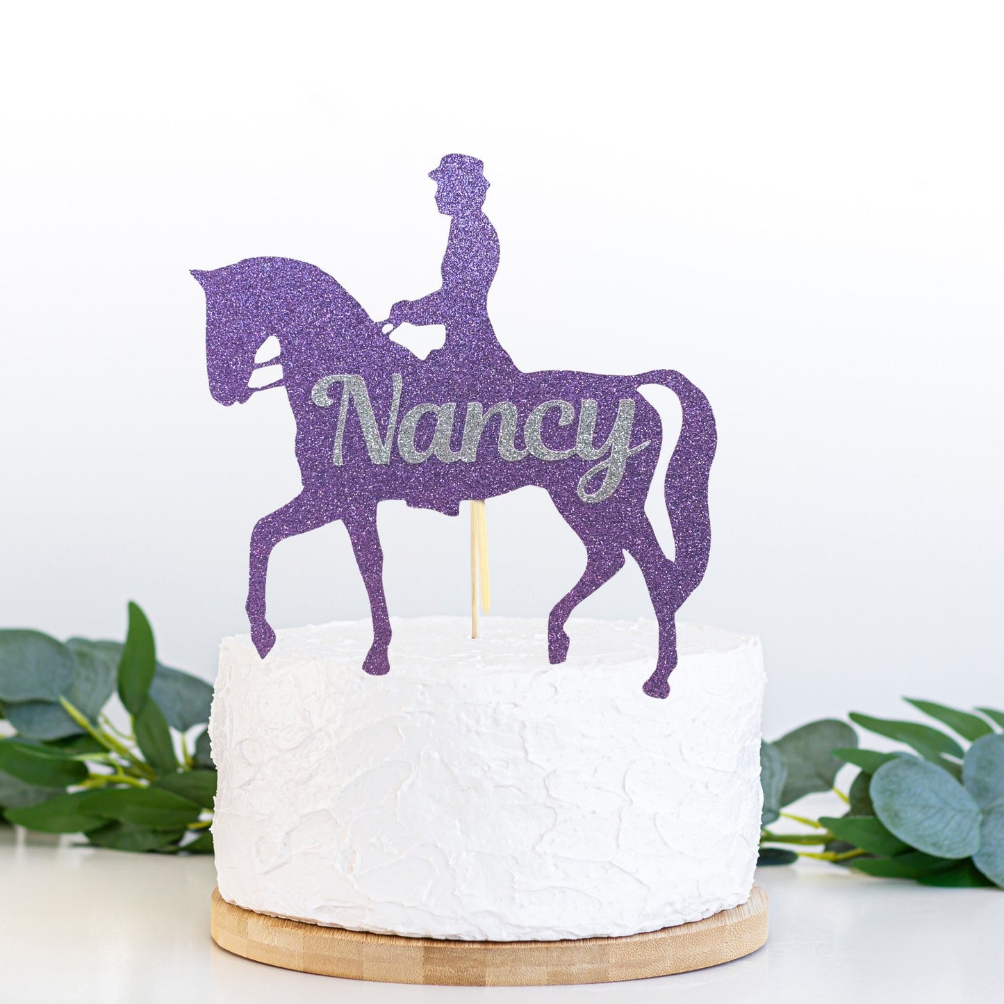 Dressage Horse Cake Topper