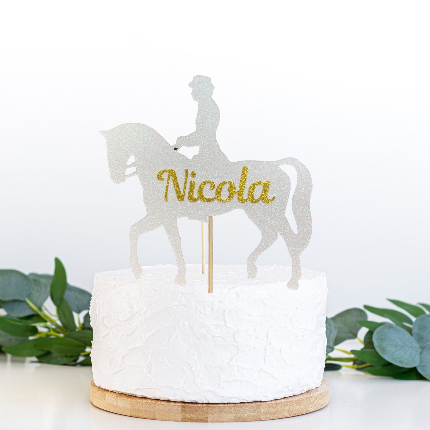 Dressage Horse Cake Topper