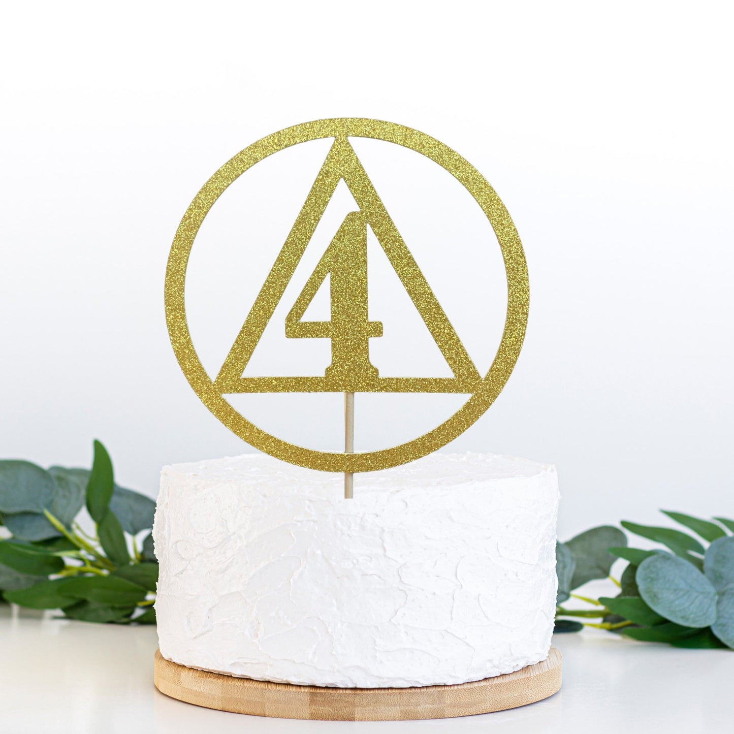 AA cake topper, sobriety cake topper