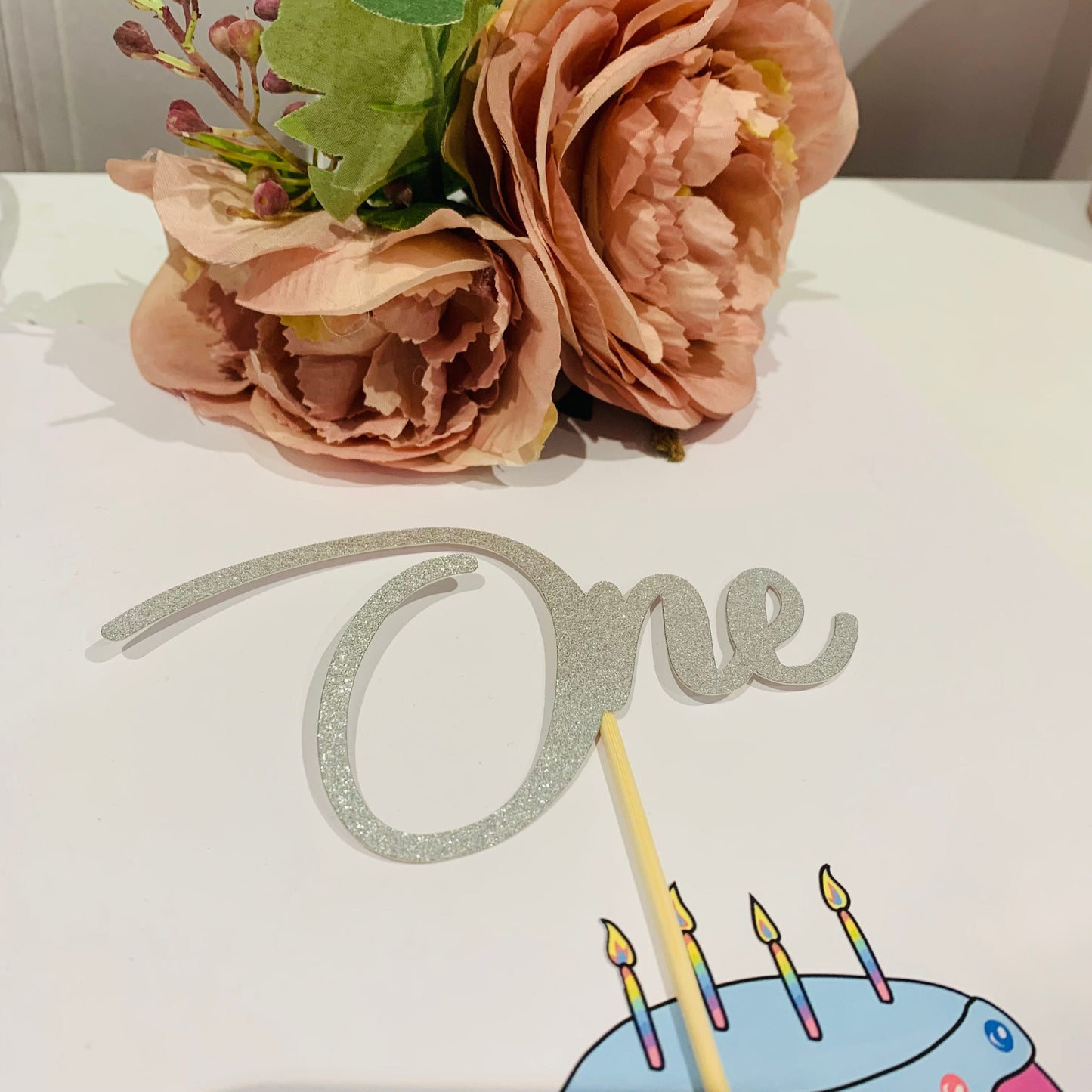 One Cake Topper