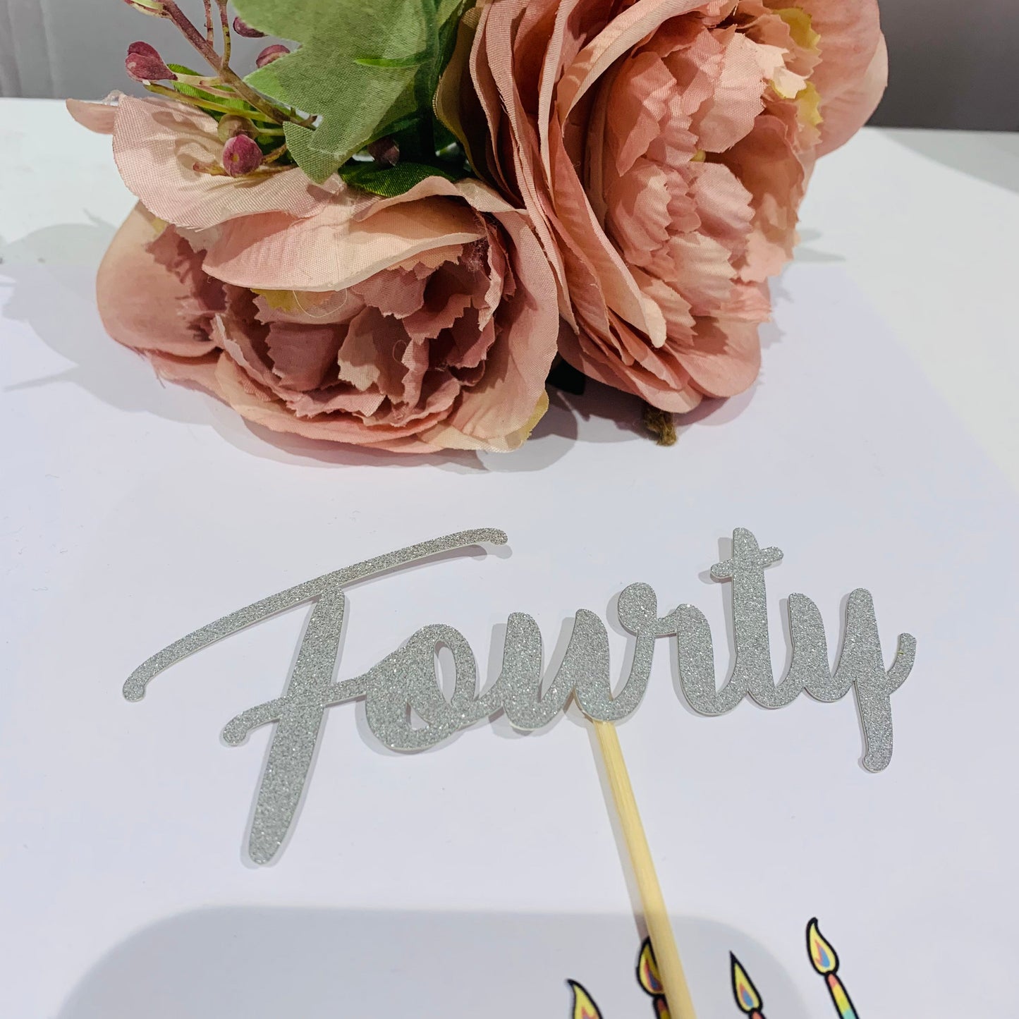 Fourty Cake Topper