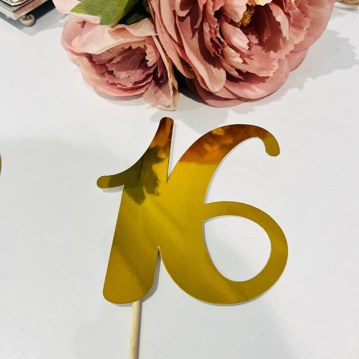 Any Age Number Cake Topper