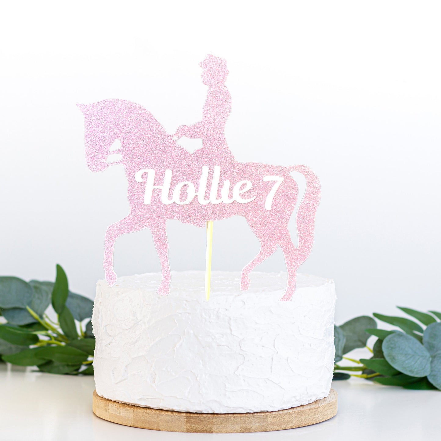 Dressage Horse Cake Topper